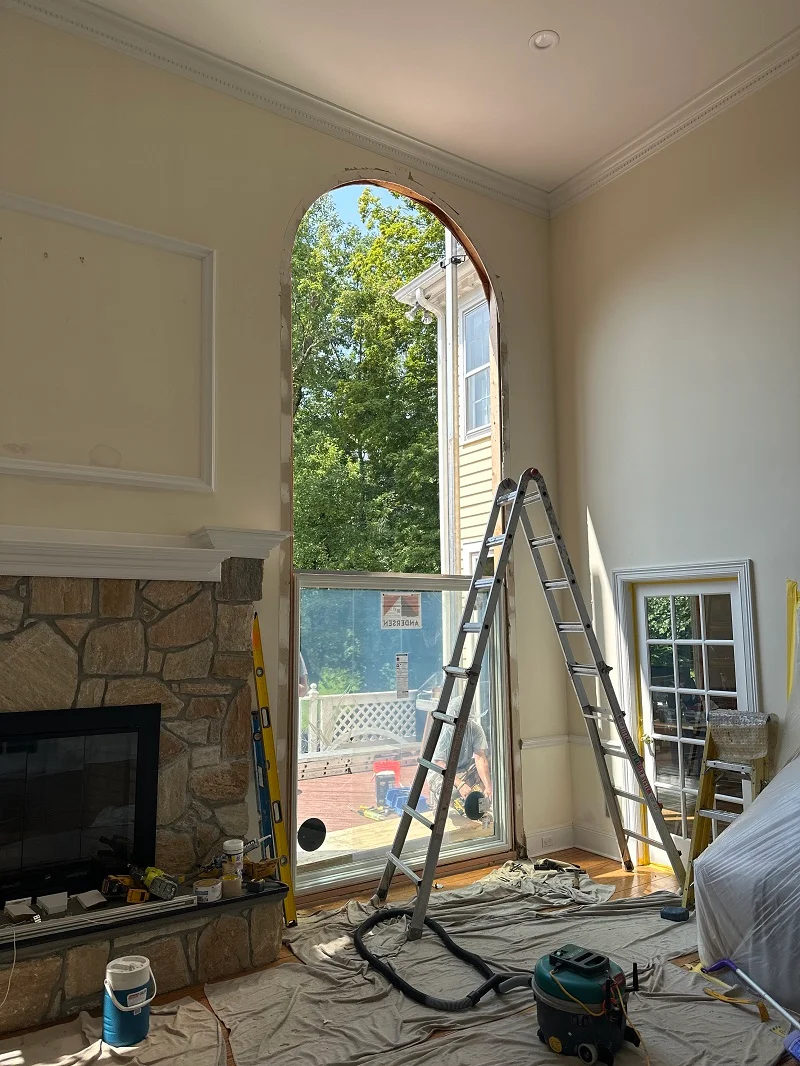 Andersen A Series window installation in New Canaan CT